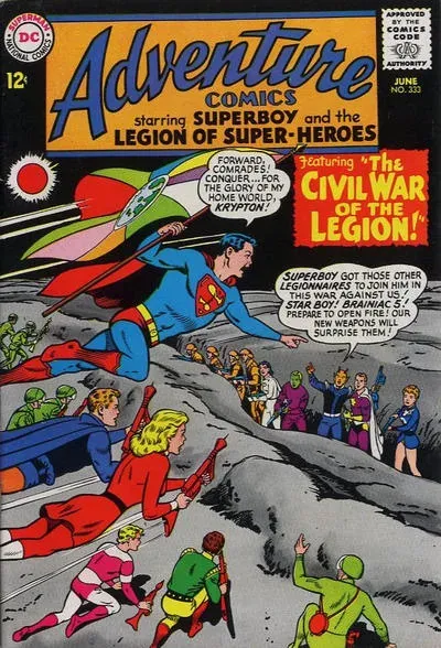 Cover of Adventure Comics #333