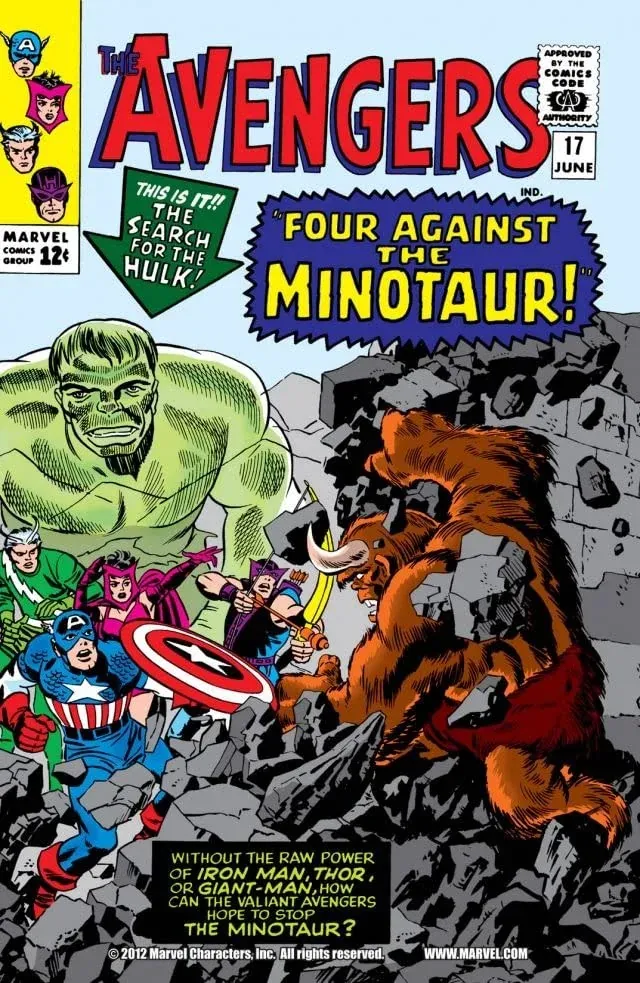 Cover of The Avengers #17
