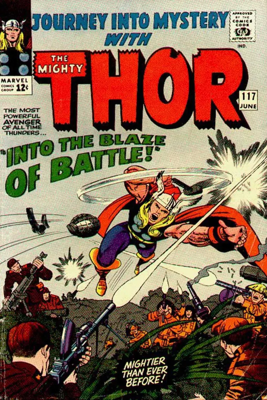Cover of Journey into Mystery #117