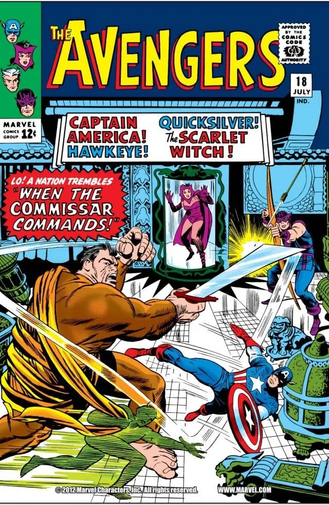 Cover of The Avengers #18