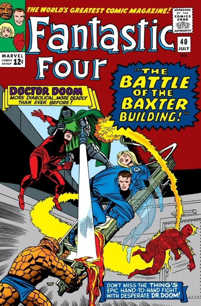 Cover of Fantastic Four #40