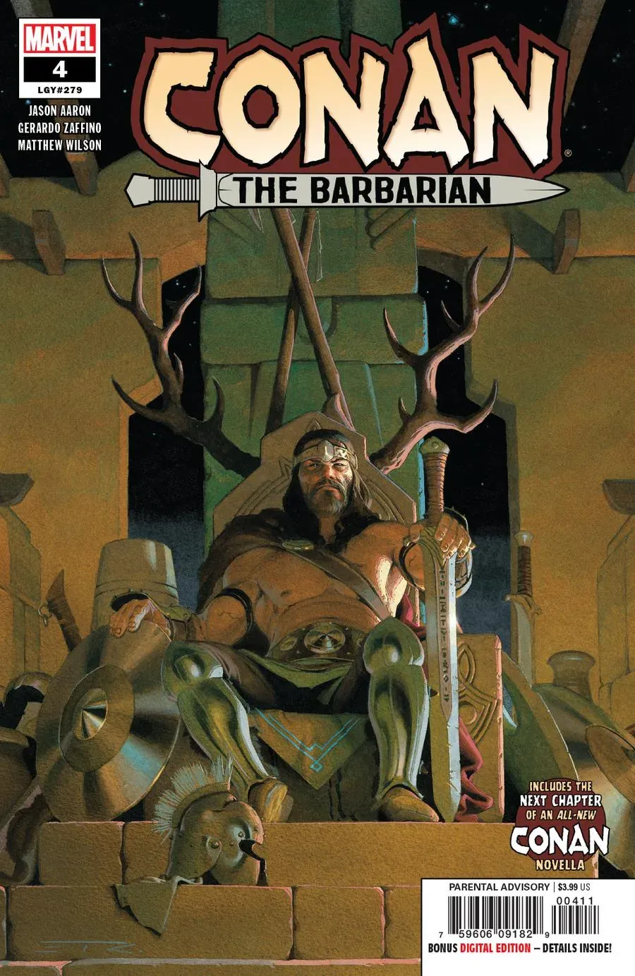 Cover of Conan the Barbarian #4 (279)