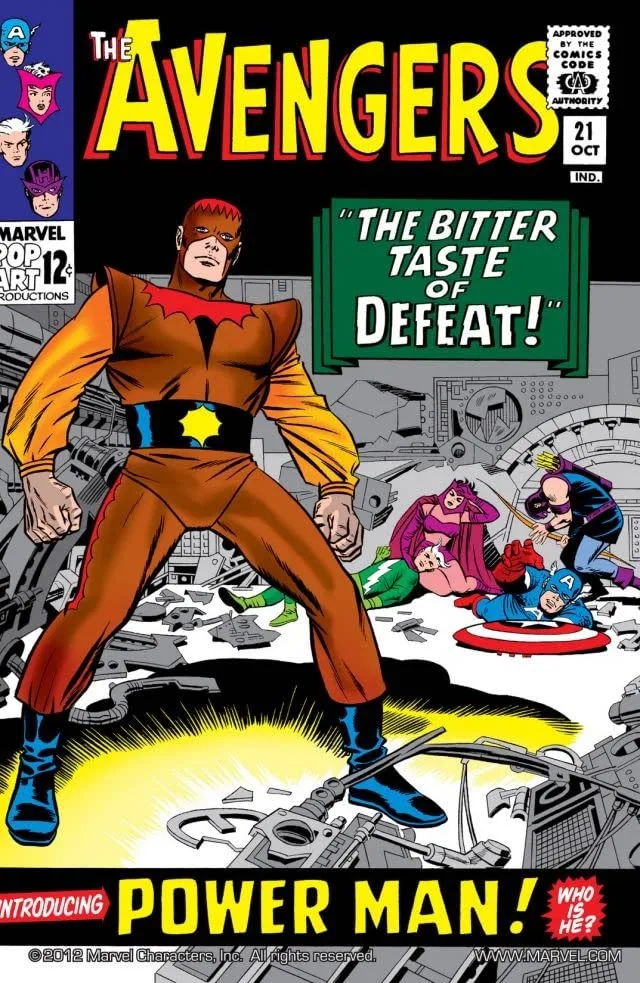 Cover of The Avengers #21