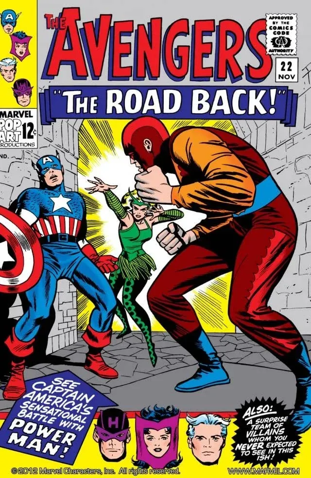 Cover of The Avengers #22