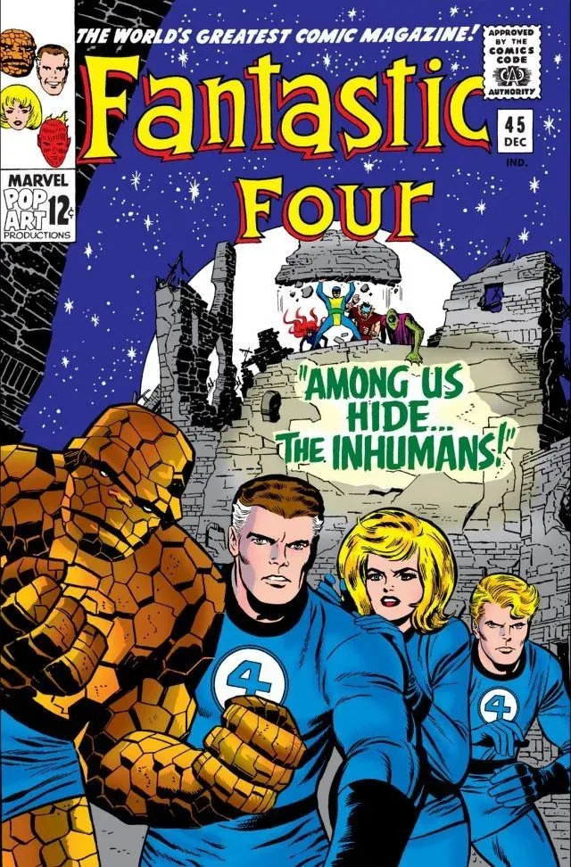 Cover of Fantastic Four #45