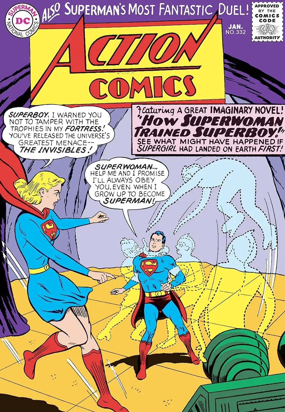 Cover of Action Comics #332