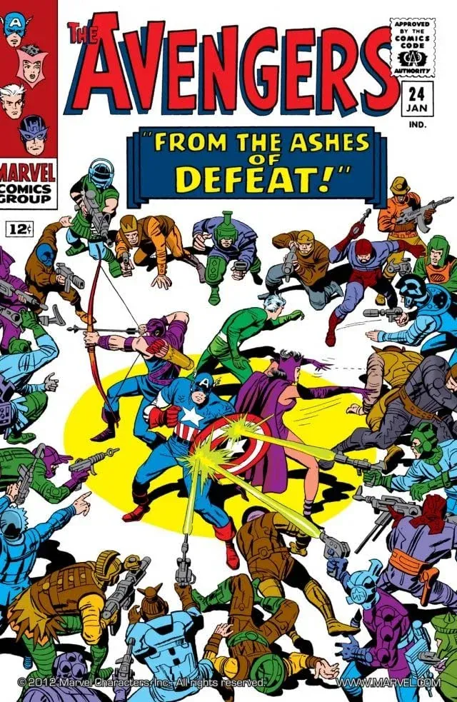 Cover of The Avengers #24