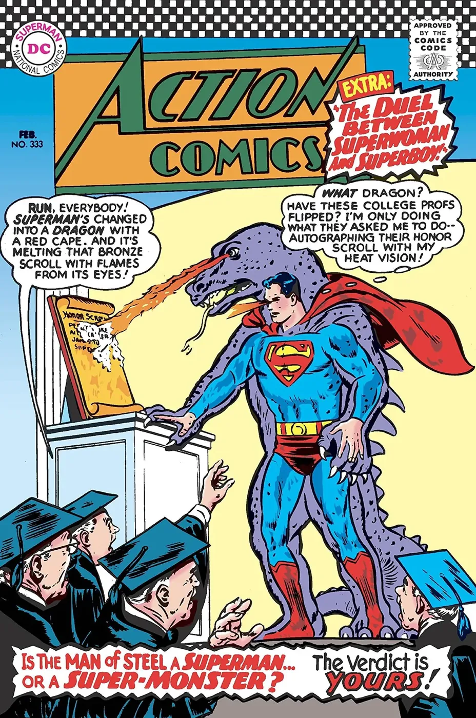 Cover of Action Comics #333