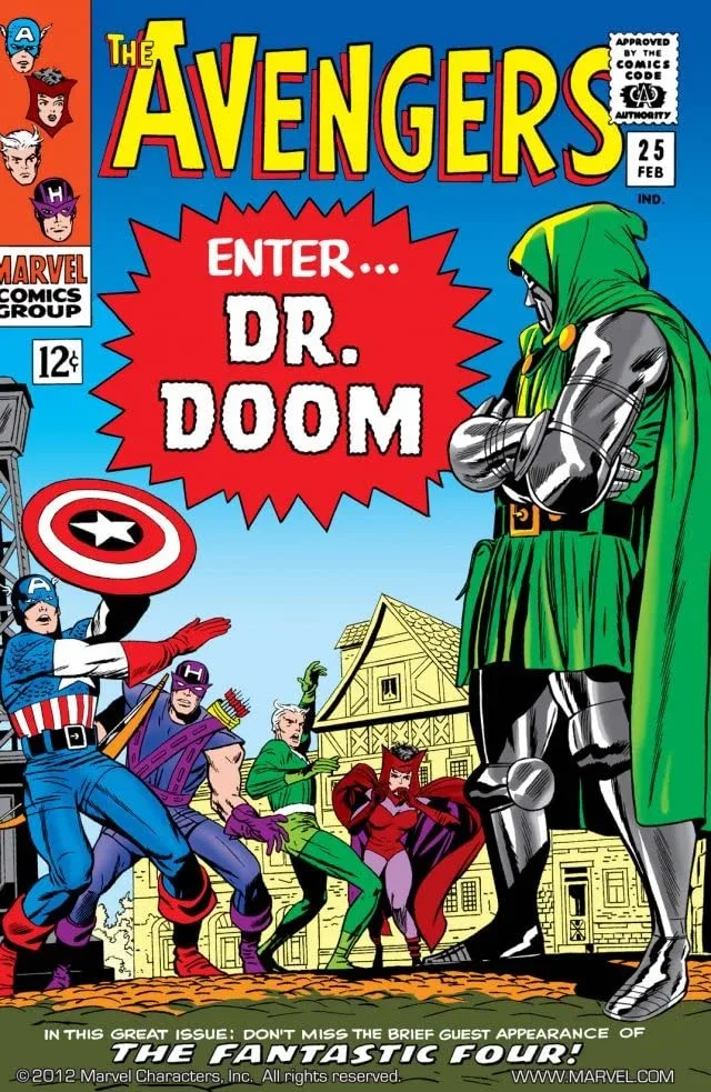 Cover of The Avengers #25