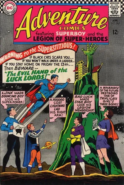 Cover of Adventure Comics #343