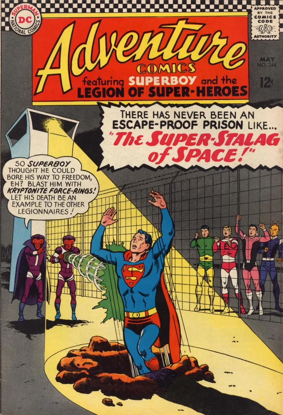 Cover of Adventure Comics #344