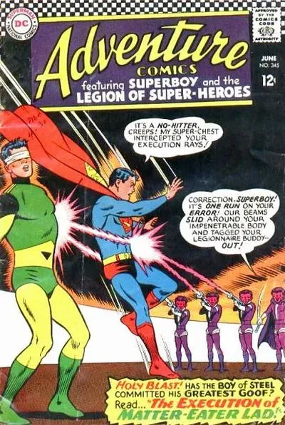 Cover of Adventure Comics #345