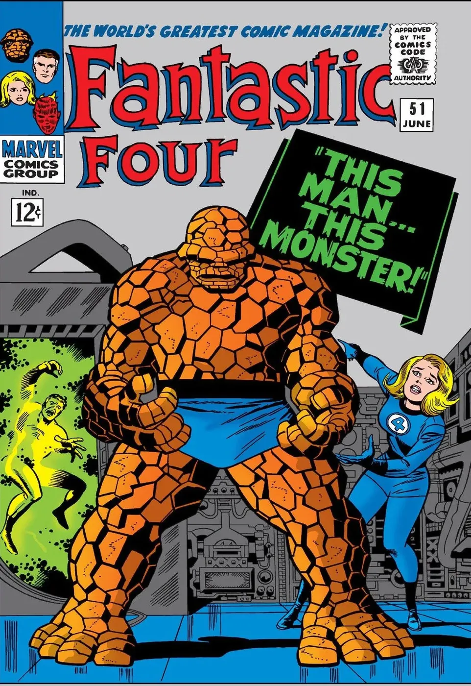 Cover of Fantastic Four #51