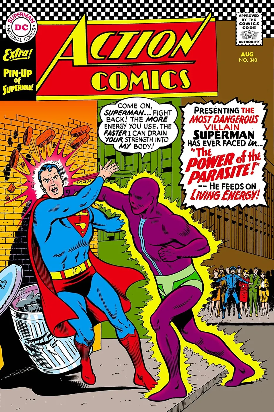 Cover of Action Comics #340