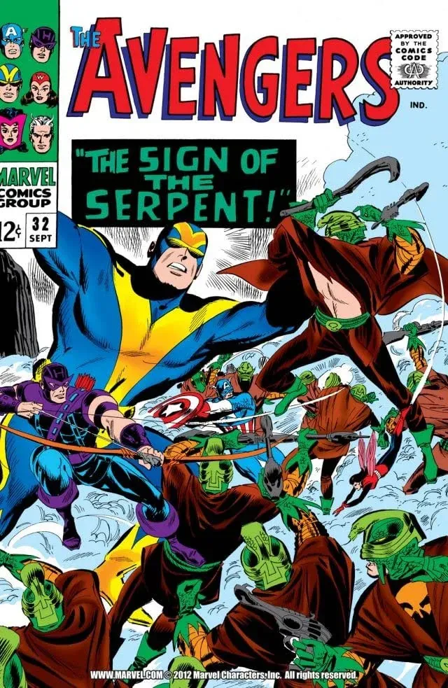 Cover of The Avengers #32