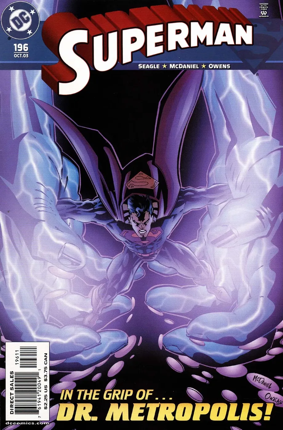 Cover of Superman #196