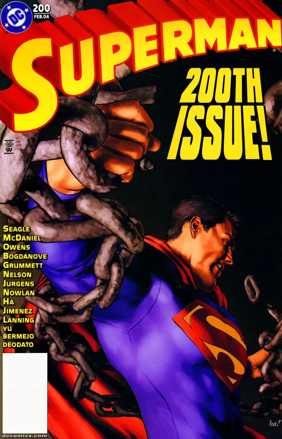 Cover of Superman #200