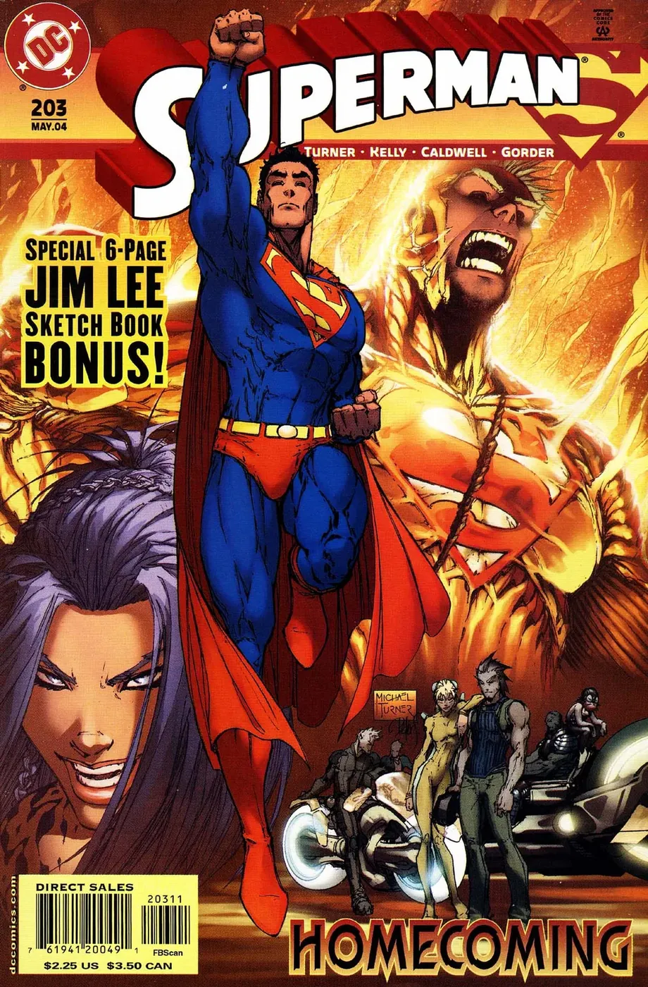 Cover of Superman #203