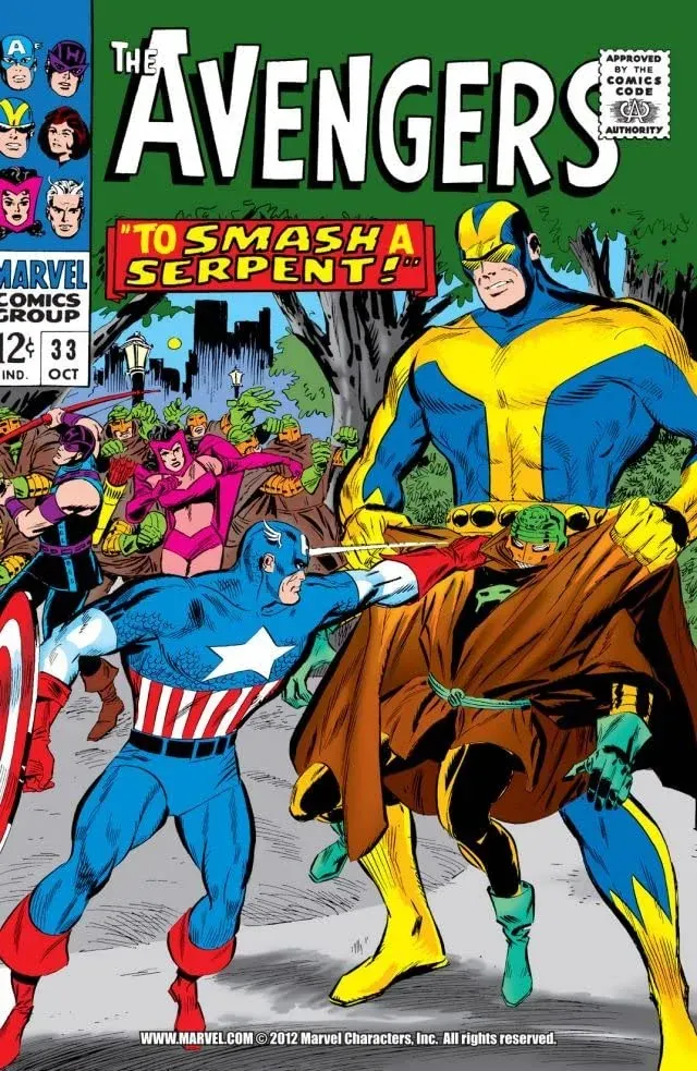 Cover of The Avengers #33