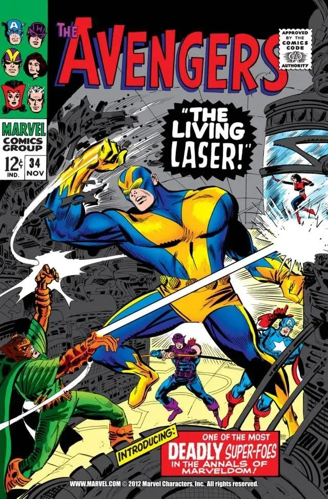 Cover of The Avengers #34