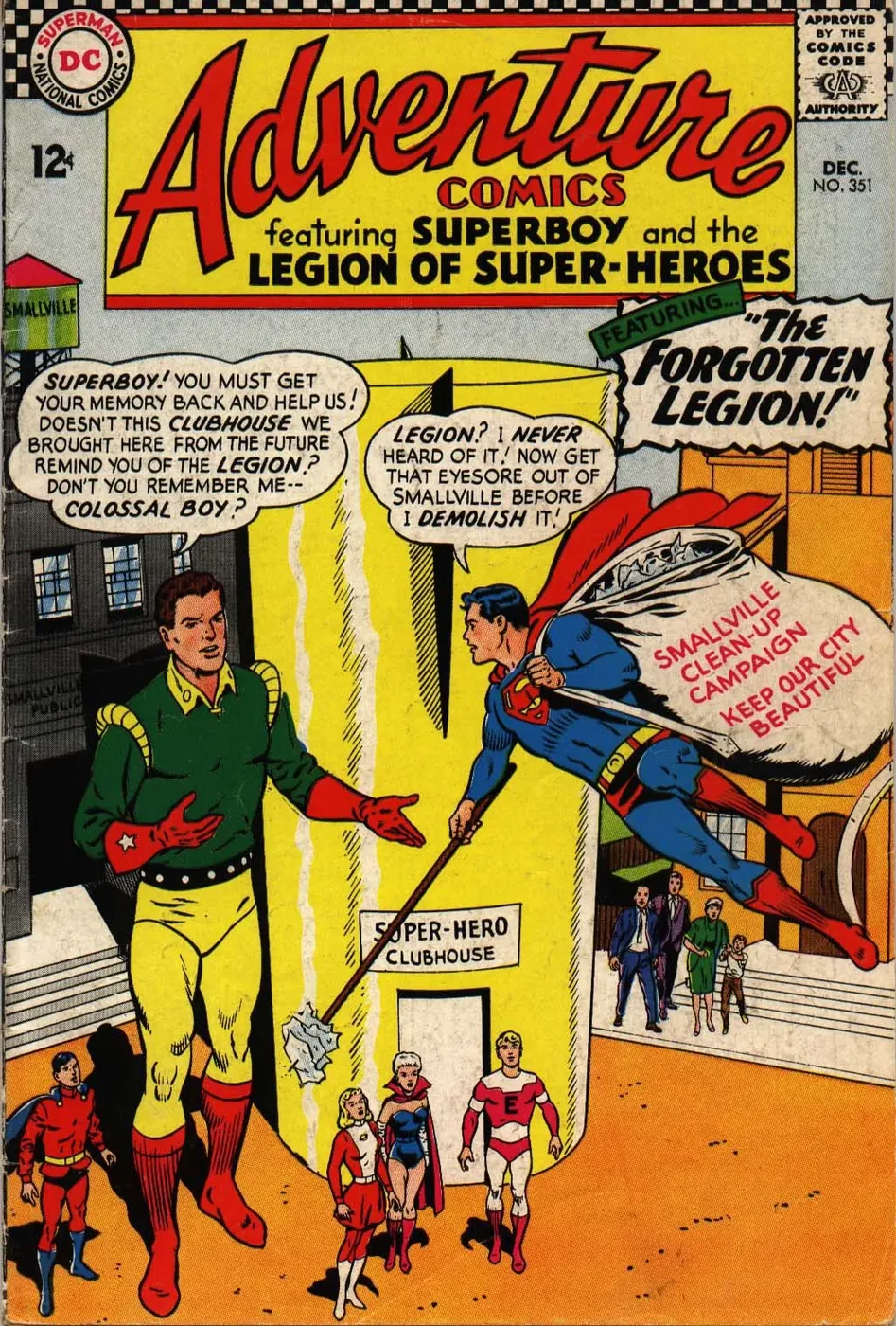 Cover of Adventure Comics #351