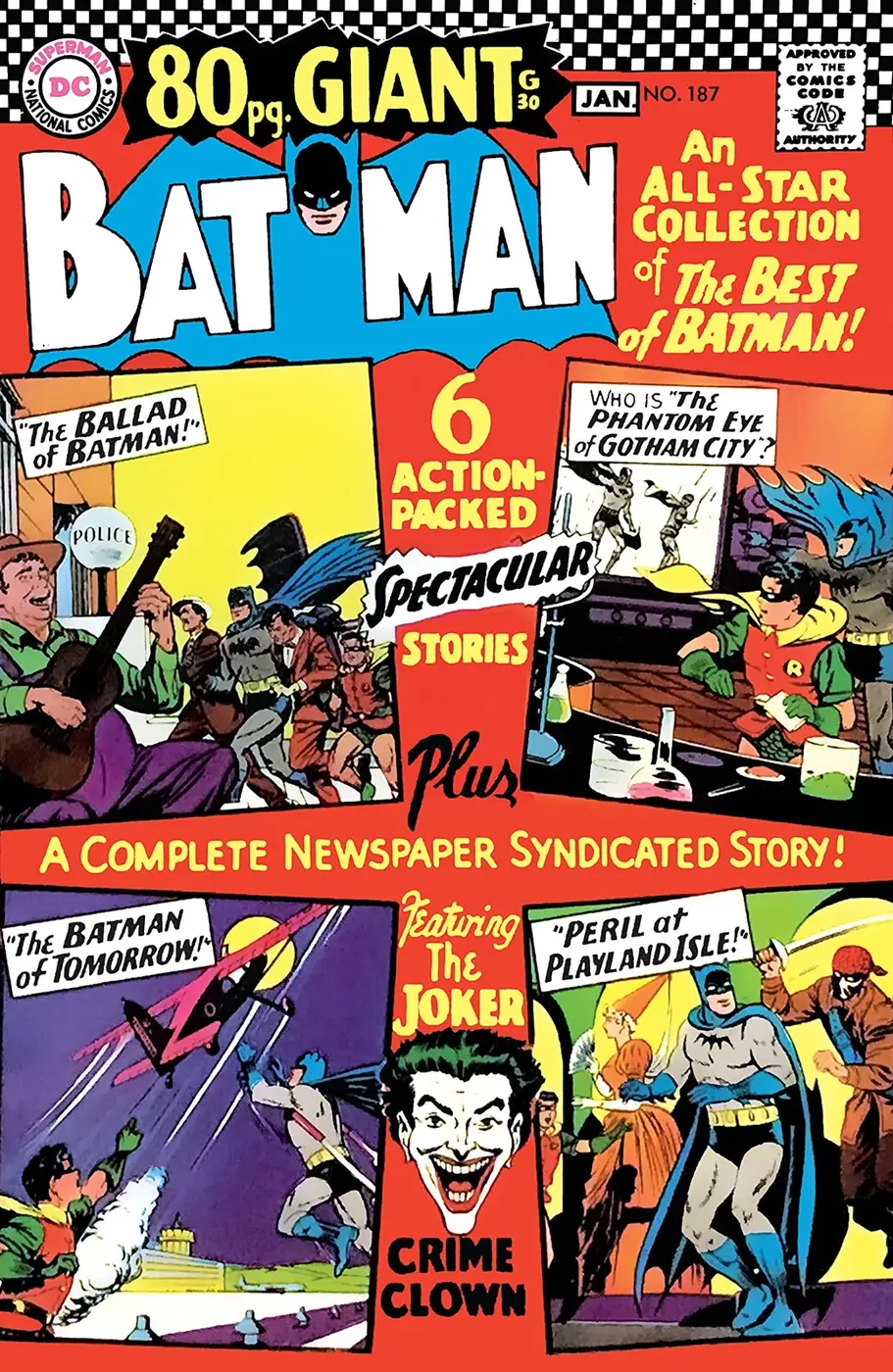 Cover of Batman #187