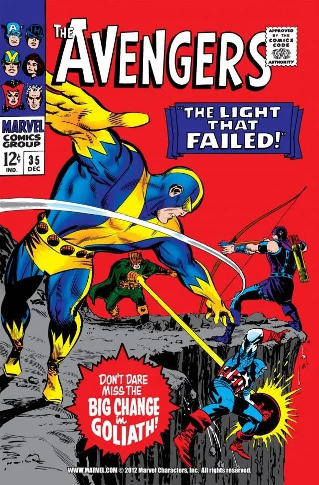 Cover of The Avengers #35