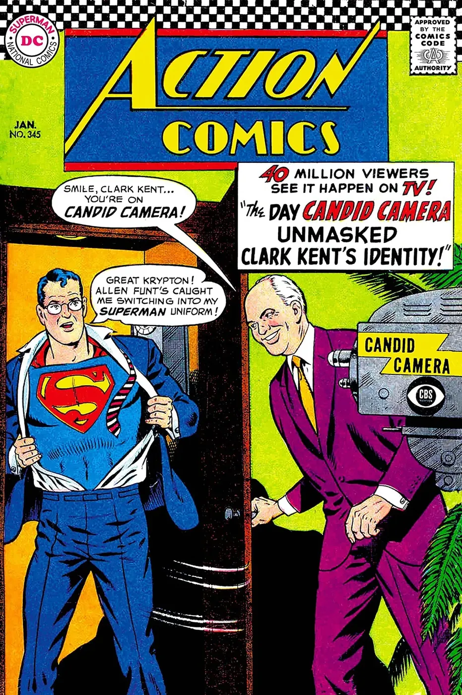Cover of Action Comics #345