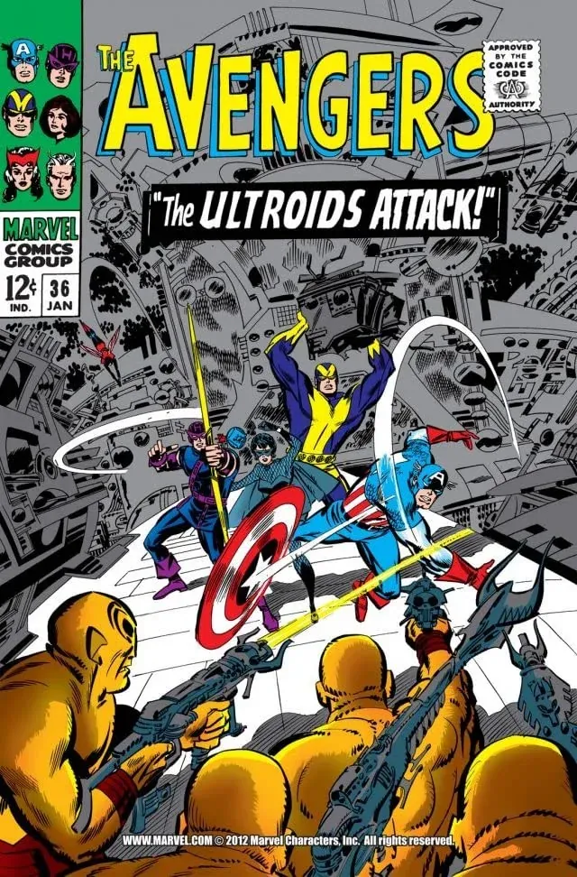 Cover of The Avengers #36