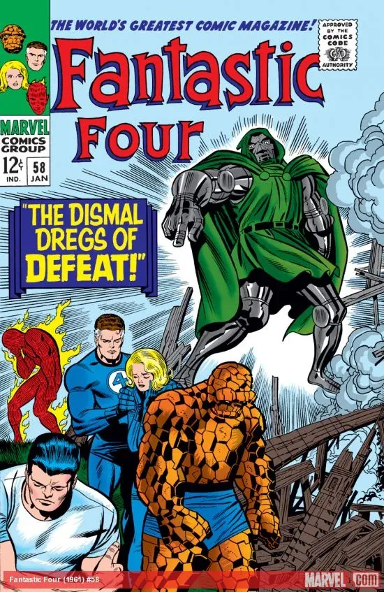 Cover of Fantastic Four #58