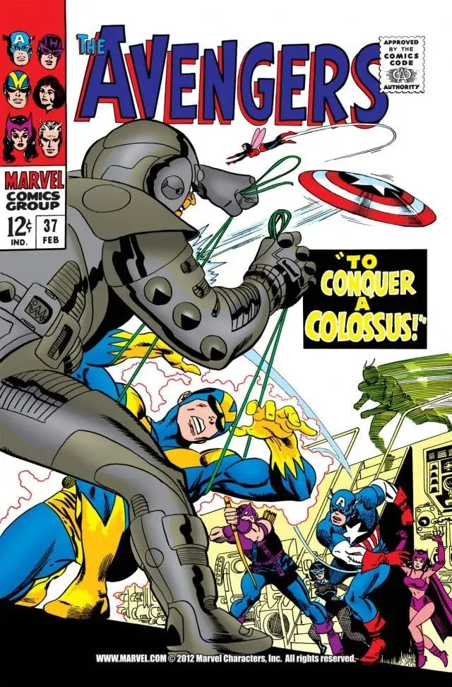 Cover of The Avengers #37