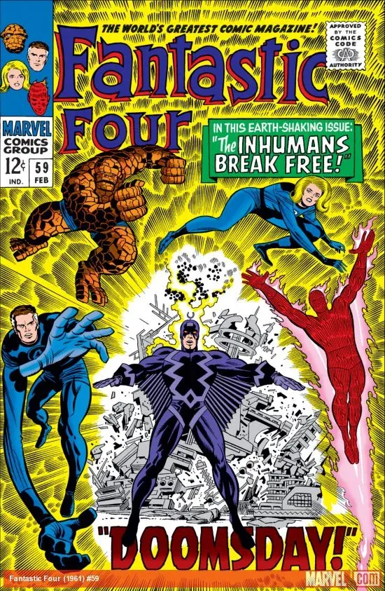 Cover of Fantastic Four #59