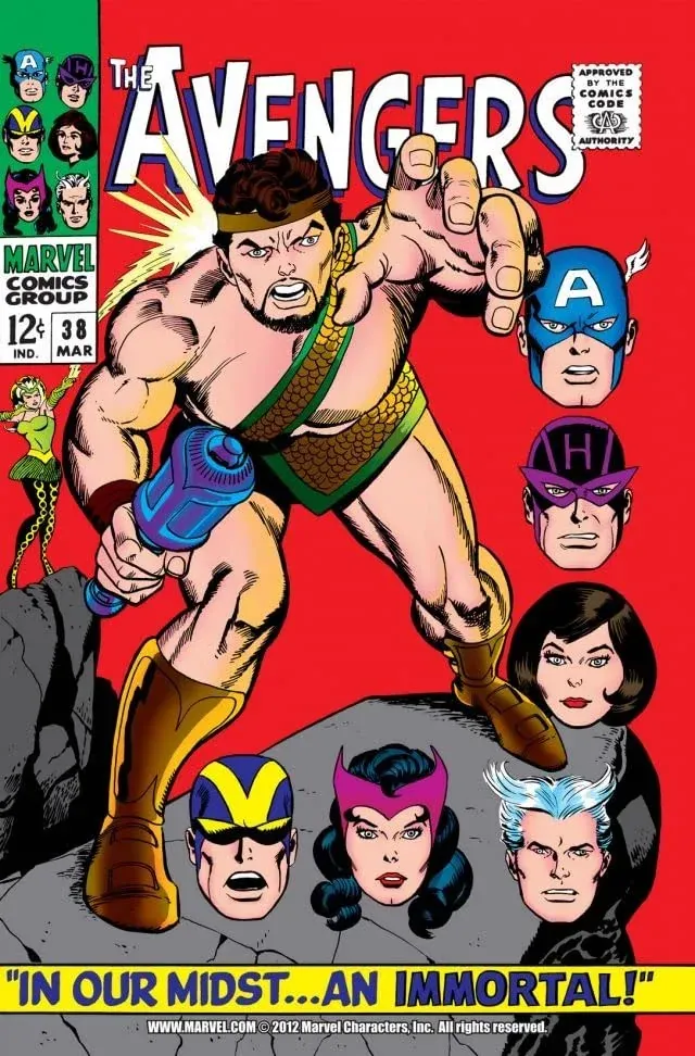 Cover of The Avengers #38