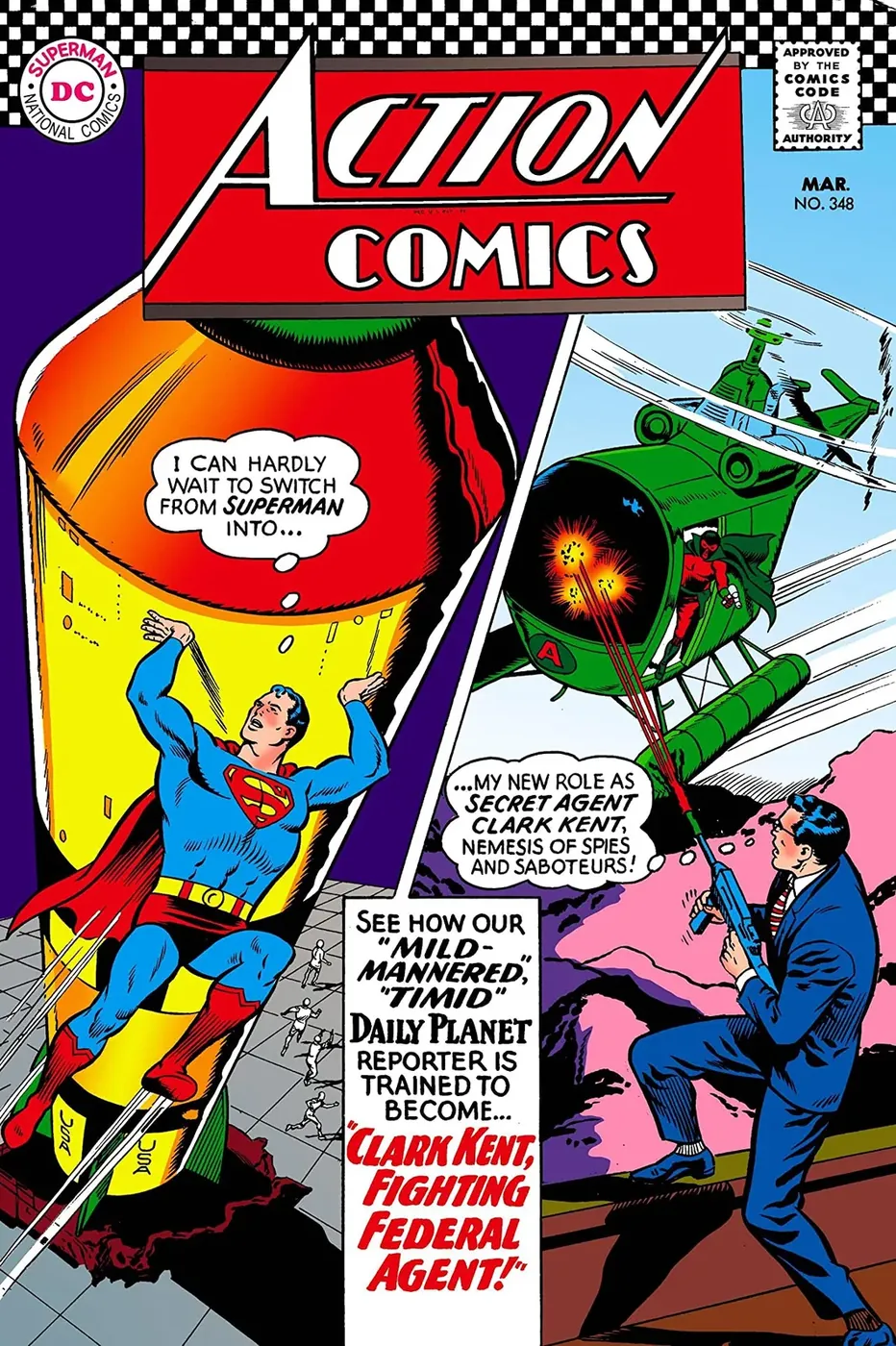 Cover of Action Comics #348