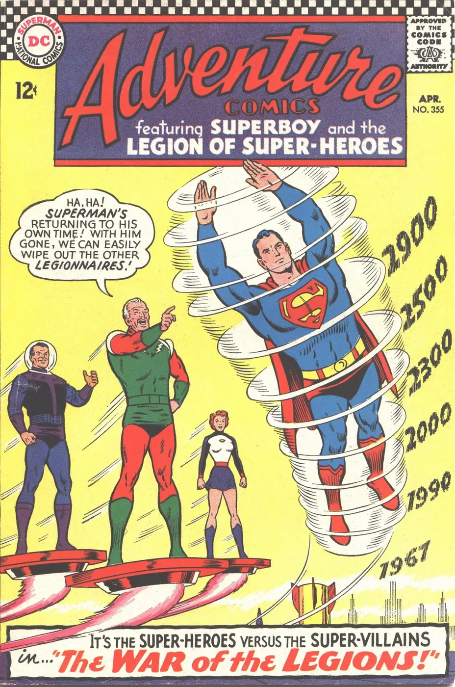 Cover of Adventure Comics #355