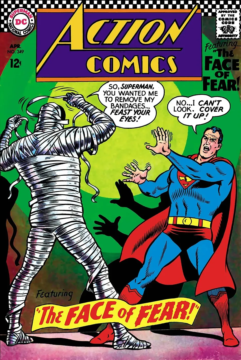 Cover of Action Comics #349