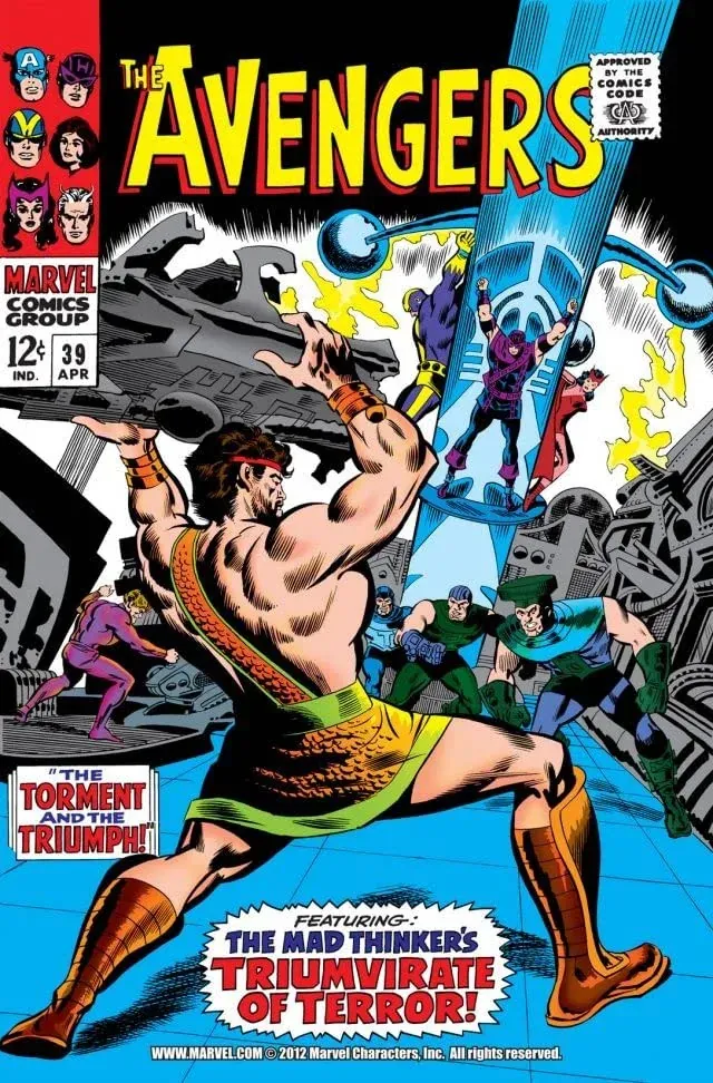 Cover of The Avengers #39
