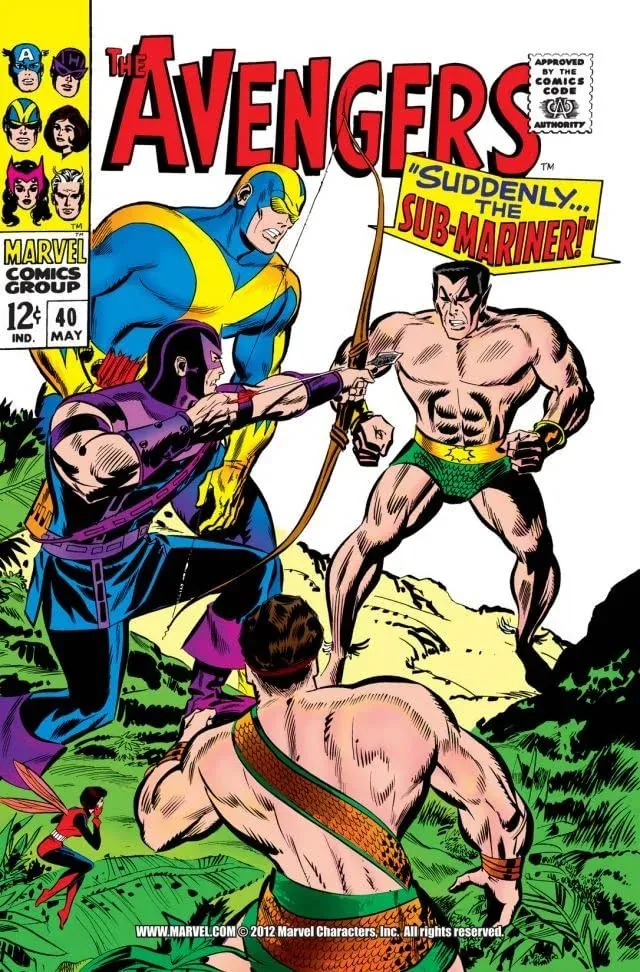 Cover of The Avengers #40