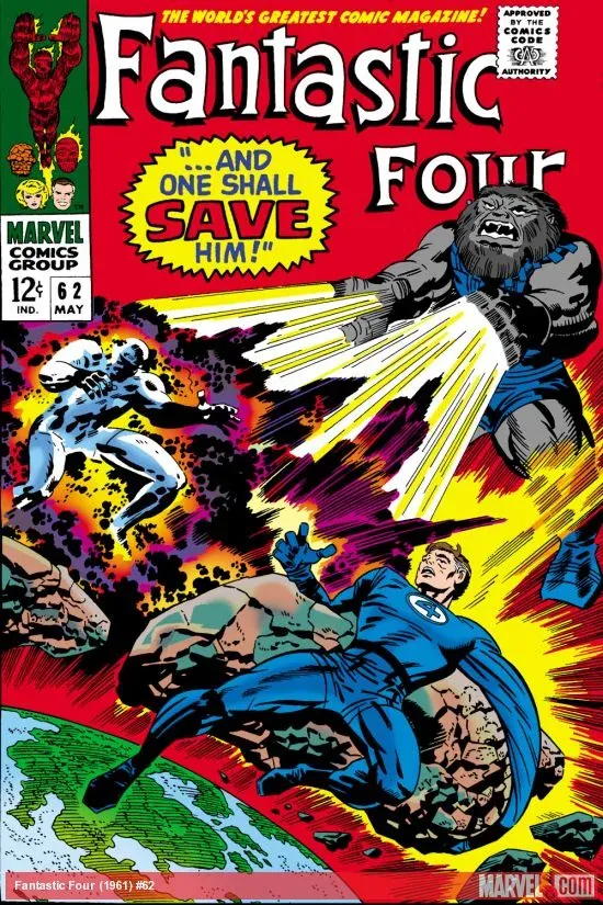 Cover of Fantastic Four #62