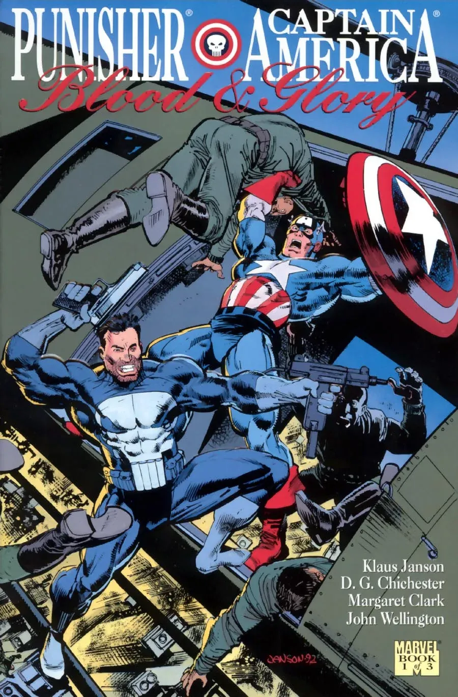 Cover of Blood and Glory [Punisher / Captain America] #1