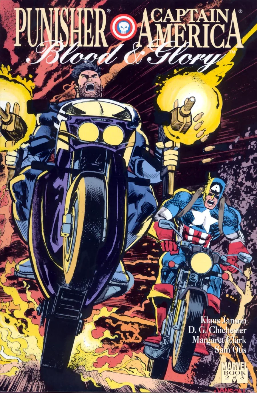 Cover of Blood and Glory [Punisher / Captain America] #2