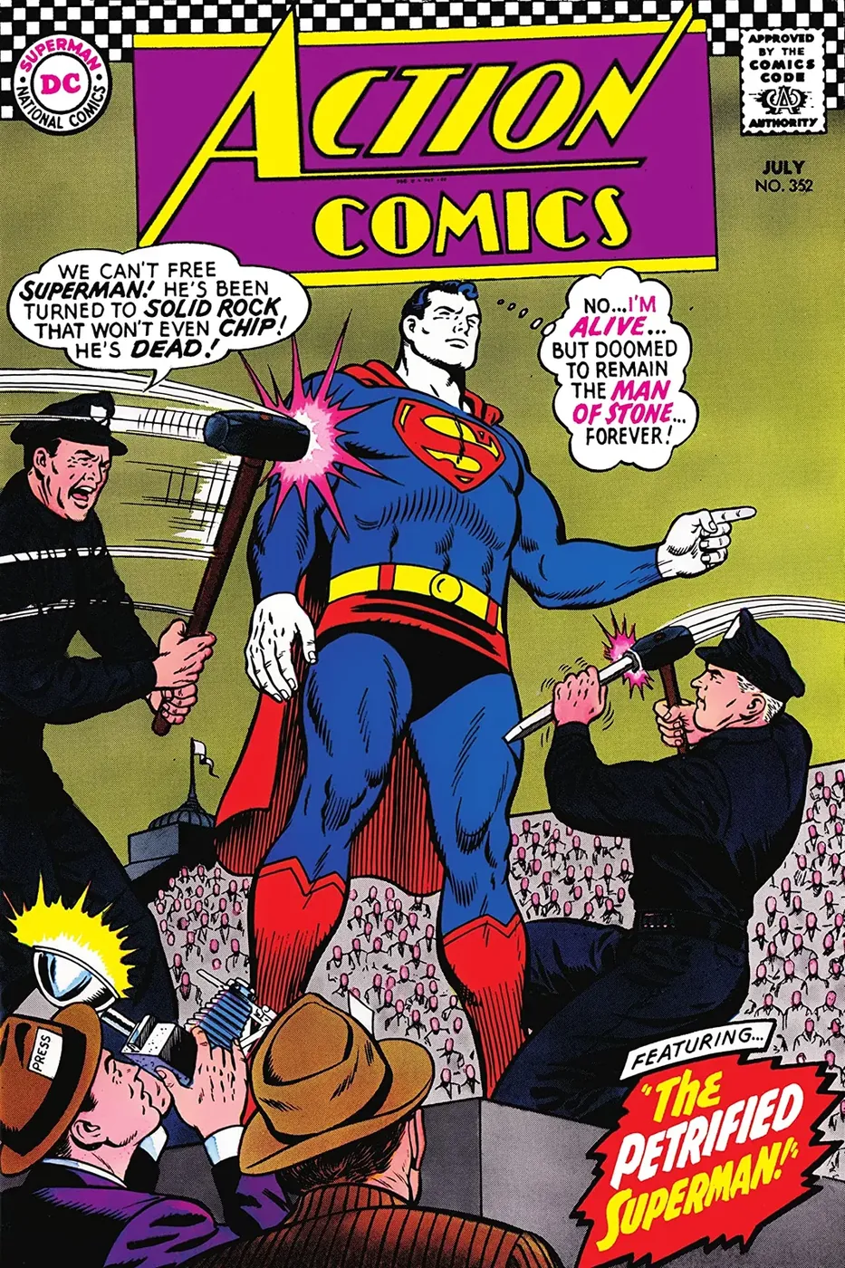 Cover of Action Comics #352