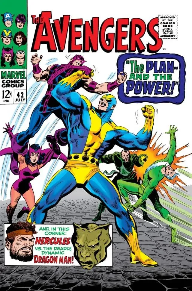 Cover of The Avengers #42