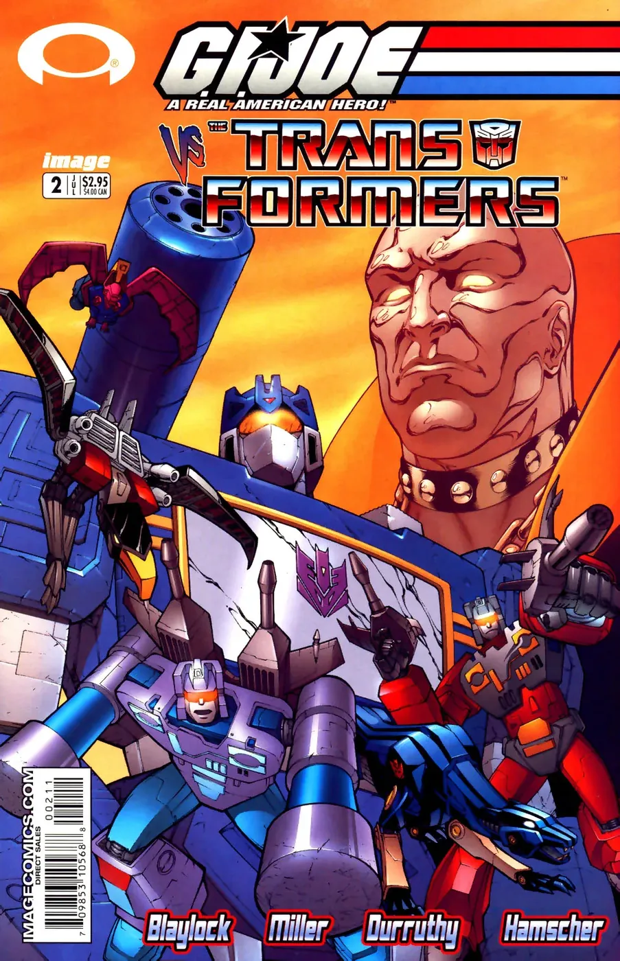 Cover of G.I. Joe vs. the Transformers #2