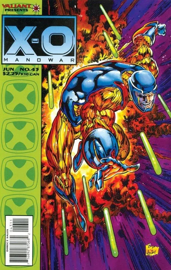 Cover of X-O Manowar #43