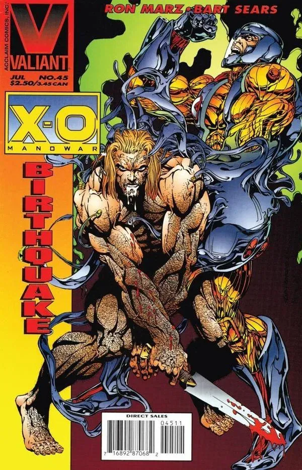 Cover of X-O Manowar #45