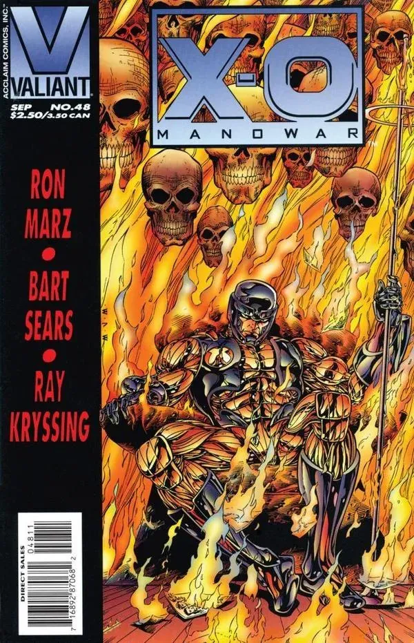 Cover of X-O Manowar #48