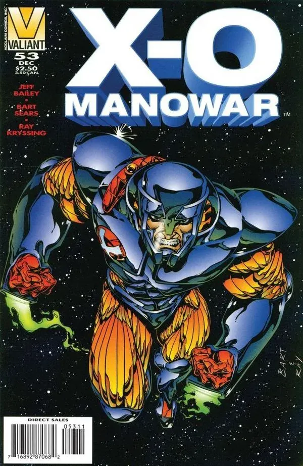 Cover of X-O Manowar #53