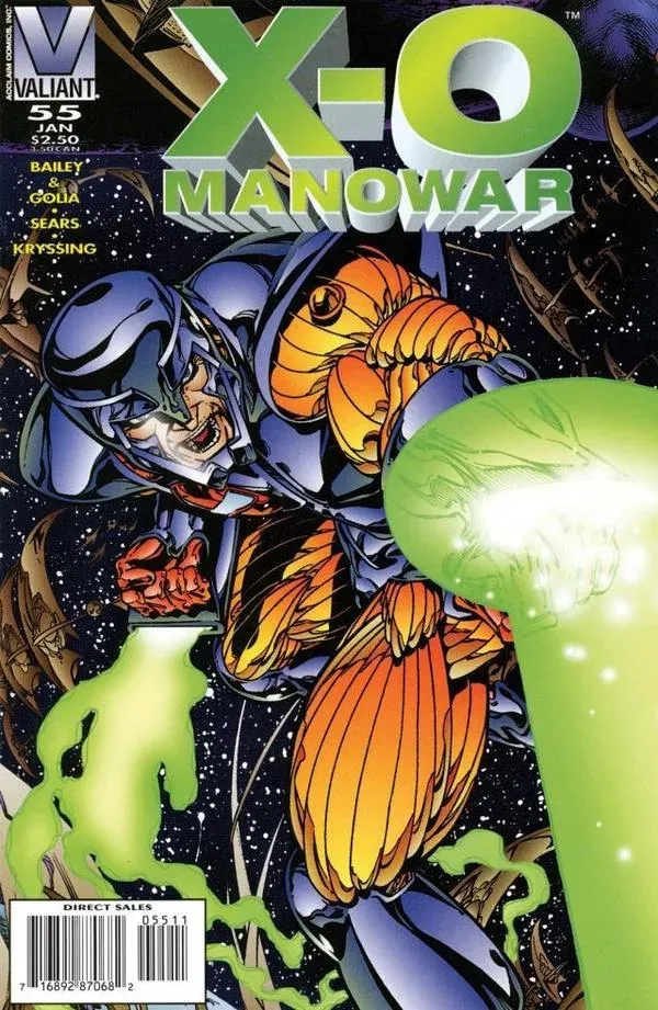 Cover of X-O Manowar #55