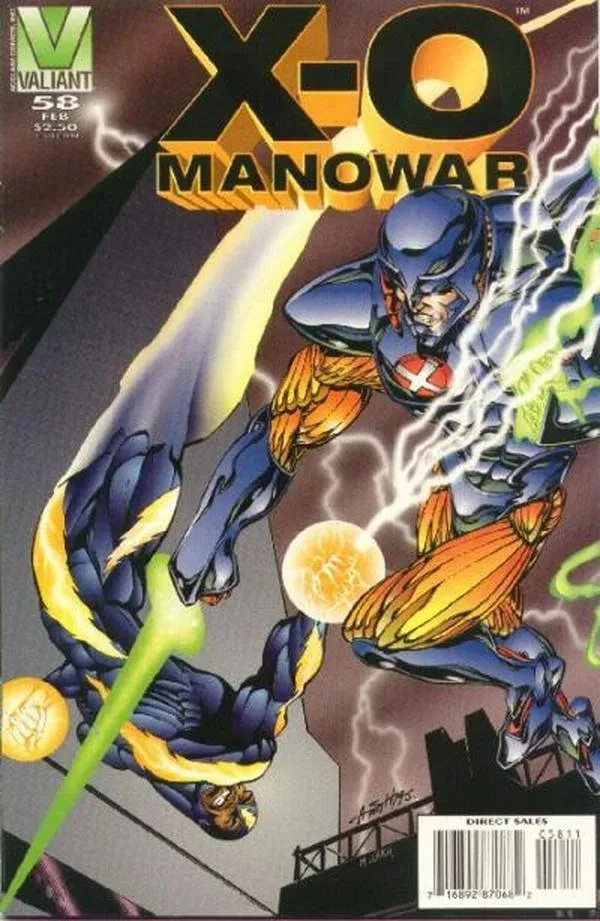 Cover of X-O Manowar #58